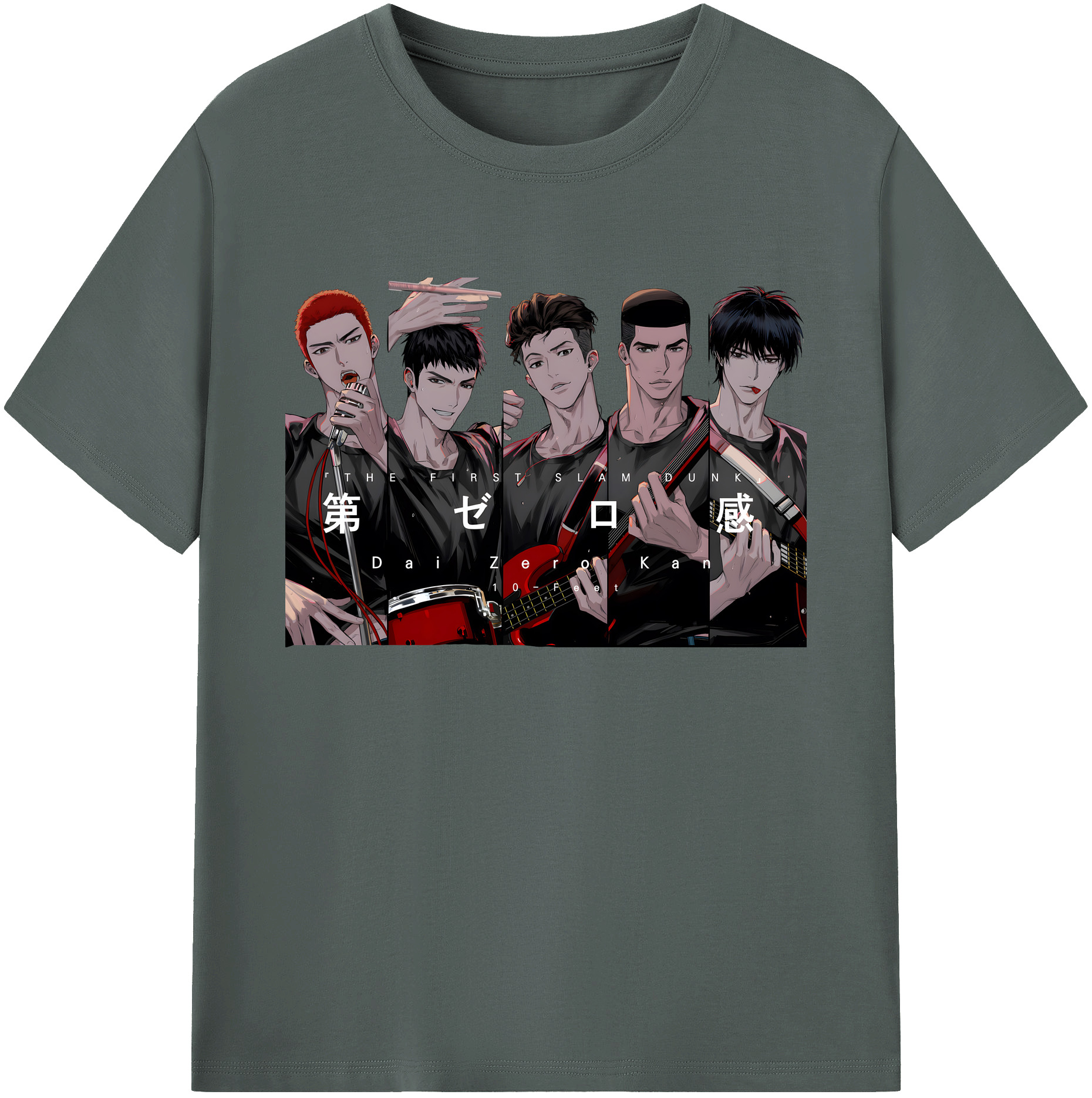 （画像用） SLAM DUNK／スラムダンク 綿100％ メンズ半袖Tシャツ｜肌触りやわらか＆通気性